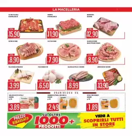 Volantino Sisa Pagina 3: Macinato di bovino adulto €11,90, Fettine pizzaiola di bovino adulto €15,90