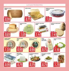 Volantino Sisa Pagina 4: Formaggio selezionato Fiandino €0,99, Provola Calabria Latte Croce di Magara €0,75