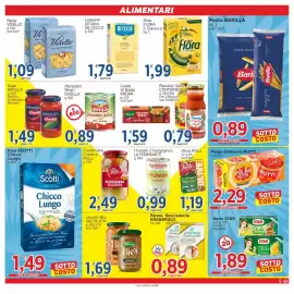 Volantino Market Ingross Pagina 5: Pomodori pelati Divella €0,89, Giardiniera classica Pollì €2,49