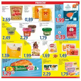 Volantino Market Ingross Pagina 9: Pinsa Multicereali PINSA CESARE €1,99, Piadina Classica Artigianpiada €1,39