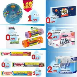 Volantino Ferdico Pagina 9: Dayly bobina multiuso €2,29, Piatti Ari €1,99