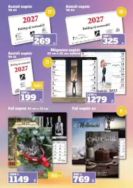 Family Diszkont akciós újság hét 40 Oldal 13: Asztali naptár TA-23 €269,00, T-calendar asztali naptár €325,00