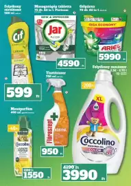 Family Diszkont akciós újság hét 40 Oldal 20: Jar mosogatógép tabletta €4.590,00, Ariel gél párná €5.990,00