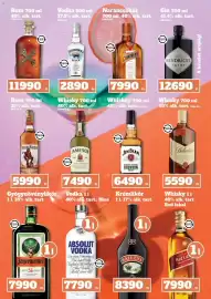 Family Diszkont akciós újság hét 40 Oldal 25: Jägermeister €7.990,00, Absolut vodka €7.790,00