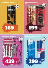 Family Diszkont akciós újság hét 40 Oldal 28: Monster energiatal €439,00, Brekk energy drink €169,00