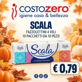 Volantino Costo Zero Pagina 7: Scala Fazzolettini 4 Veli €0,79
