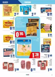 Volantino Gruppo di Palo Pagina 21: Negroni mortadella bologna igp €1,15, AIA wudy wurstel formaggio €0,52