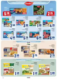 Volantino Gruppo di Palo Pagina 22: Findus 2 fiori di salmone €6,69, Findus bastoncini di salmone €3,89