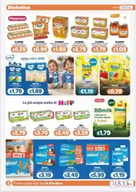 Volantino Irys Pagina 2: Plasmon omo carne mix €2,79, Plasmon omo merenda yogurt €1,79