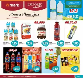 Volantino Emporio Amato Pagina 1: Nutella vaso €5,65, Kinder Colazione più €2,19