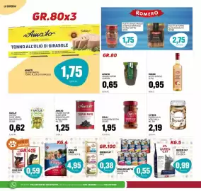 Volantino Emporio Amato Pagina 10: Amato i buoni sapori capperi €0,65, Amato olive nere denocciolate in salamoia €1,25