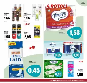 Volantino Emporio Amato Pagina 13: Carta igienica Snow classic €0,99, Allways salviettine €0,95