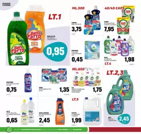 Volantino Emporio Amato Pagina 14: Bliz detersivo liquido pavimenti €1,98, Dual Power gel disgorgante €2,45