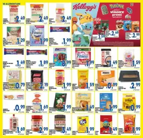 Volantino DEM Pagina 18: Mulino Bianco Fette ai Cereali €1,49, Fiorentini crema 100% di arachidi €3,49