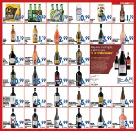 Volantino DEM Pagina 21: Kozel chiara birra €1,19, Angoris Friuli Doc Cabernet/Chardonnay/Pinot Grigio €4,99