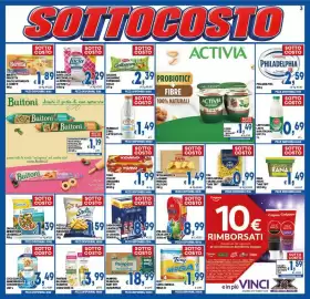 Volantino DEM Pagina 3: Galbani Santa Lucia Mozzarella La Senza Lattosio €2,29, Philadelphia €2,59