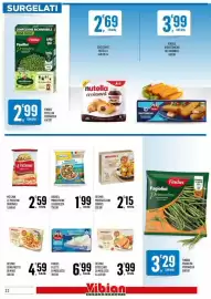 Volantino Vibian Pagina 12: Orogel minestrone leggerezza €1,99, Findus filetti di merluzzo €6,99