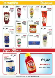 Volantino Caramico Pagina 19: Sacla salsa thai €1,55, Calvé ketchup €1,05