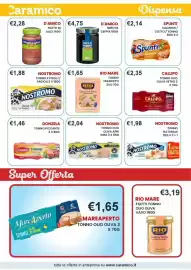 Volantino Caramico Pagina 20: D'Amico nero di seppia €4,75, Nostromo Piselli e Tonno €1,88