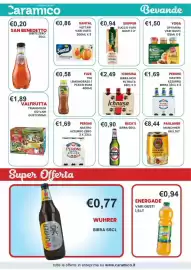 Volantino Caramico Pagina 26: Ichnusa birra non filtrata €2,49, Peroni Nastro Azzurro €1,69