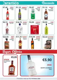 Volantino Caramico Pagina 27: Nordes Atlantic Gin €18,75, Birra Top Pilsner €0,57