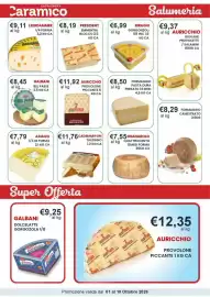 Volantino Caramico Pagina 3: Formaggio pasta dura fresato 14 mesi €8,50, Auricchio provolone piccante €11,92