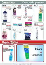 Volantino Caramico Pagina 31: Gillette Blue II €3,29, Vidal bagno varie profumazioni €1,09