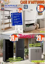 Volantino Giunigor Pagina 4: Scarpiera componibile Belli e Forti €8,90, Scaffale in metallo con 5 ripiani in MDF €14,90