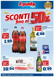 Volantino Il Punto Sigma Pagina 1: il punto SPECIALE BIRRA Pagina 9 SCONTI 50% fino SCONTO 27% CLEMENTE OLIO EXTRAVERGINE DI