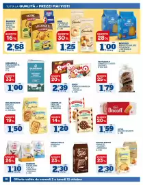 Volantino Sigma Pagina 10: Biscotti vari tipi Balocco €2,68, Lago Ciambelle al cacao €1,25