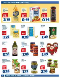 Volantino Sigma Pagina 12: Barilla Ragù Montanaro €1,88, De Cecco Lasagne Fettuccine Tagliatelle Taglierini all'uovo €1,79