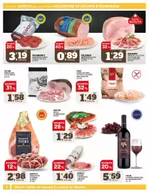 Volantino Sigma Pagina 2: Martelli Prosciutto di Parma €2,98, Fiorucci Salame €1,40