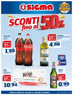 Sigma (valido fino al 12-10)