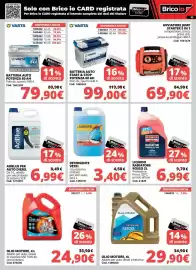 Volantino Brico Io Pagina 10: Lavavetri parabrezza drop €3,40, Olio motore Rhütten €24,90