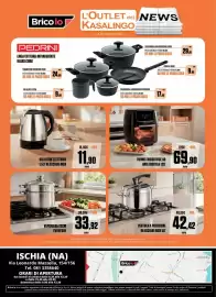 Volantino Brico Io Pagina 12: Forno friggitrice ad aria digitale 12LT €69,90, Pentola a pressione in acciaio inox 5lt €42,42