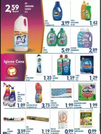 Volantino Orizzonte Supermercati Pagina 14: Scottex cartaspugna gigante double face €1,99, Finish €1,29