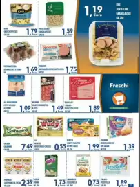 Volantino Orizzonte Supermercati Pagina 7: Rana gnocchi di patate €1,79, Pizzottella Prealpi €1,89