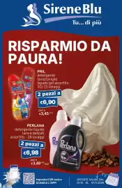 Volantino Sirene Blu Pagina 1: Sirene Blu Tu... di più RISPARMIO DA PAURA! 30 Pril SiniCel POWER & EARLS EXTRA 35 ril ER GEL