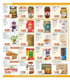 Volantino Stop&Shop Pagina 14: Divella farina tipo 0 €0,47, Galbusera Belle Buone crackers €1,99