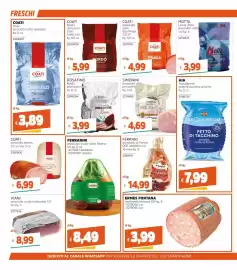 Volantino Stop&Shop Pagina 2: Prosciutto cotto tipo Praga Coati €4,99, Ferrarini prosciutto crudo Dolce Riserva €8,49