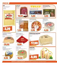 Volantino Stop&Shop Pagina 4: Valle Fiorita pizza al padellino €1,29, Provoletta Auricchio €8,99