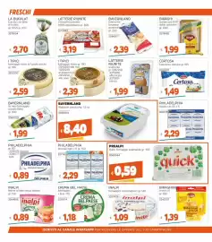 Volantino Stop&Shop Pagina 6: Certosa Crescenza classica €1,49, Latterie Riunite mozzarella panetto €3,19
