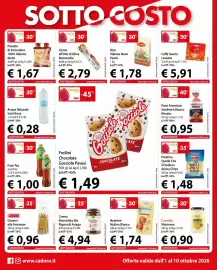 Volantino Cadoro Pagina 2: Frollini Chocolate Gocciolo Pavesi €1,49, Fuze Tea assortito €1,00