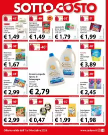 Volantino Cadoro Pagina 3: Detersivo Liquido Spuma di Sciampagna €2,79