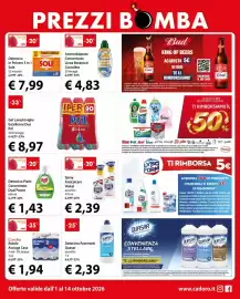 Volantino Cadoro Pagina 9: Gel Lavastoviglie Excellence Duo Pril €8,97, Detersivo Pavimenti Quasar €2,39
