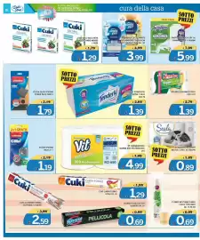 Volantino Deter Shop Pagina 10: Vileda spugna inox €1,19, Vit Bobina industriale casa&lavoro 800 Professional €4,99
