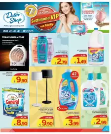 Volantino Deter Shop Pagina 11: Lampada LED da tavolo innoliving €9,90, Elvive shampoo/balsamo linea da ml €2,79