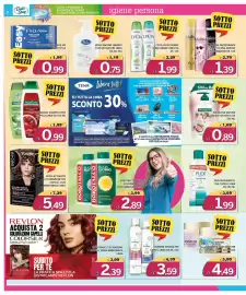 Volantino Deter Shop Pagina 2: Pantene maschere per capelli linea da ml 300 €4,49, Revlon shampoo linea keratina €1,99