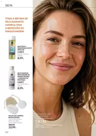 Catálogo Avon Página 122: Skin óleo + desmaquilhante micelar €8,99, Discos de limpeza reutilizáveis €10,99