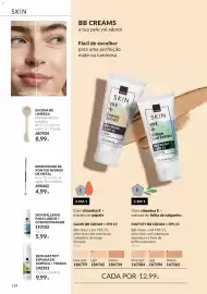 Catálogo Avon Página 124: Skin bálsamo para lábios + condicionador €5,99, Skin mattify espuma de limpeza + tônico €9,99